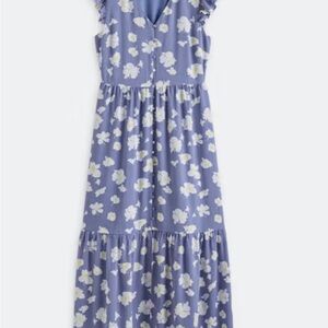 Market & Spruce Blue Floral Maxi Dress